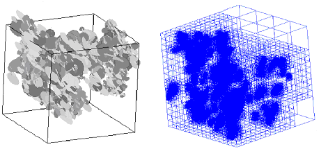 図-4　ボクセル法によるモデル化 （鈴木克幸：東京大学新領域創成科学研究科）