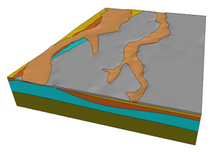 地質モデル