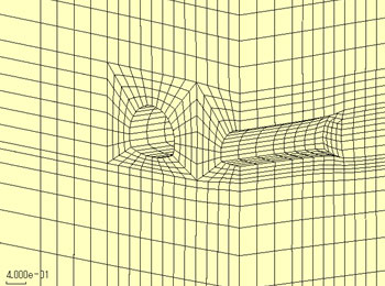 図8　二期線掘削時の増分変形