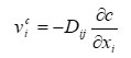数式4（密度流解析の支配方程式）