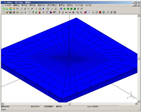 解析に用いた3次元有限要素モデル